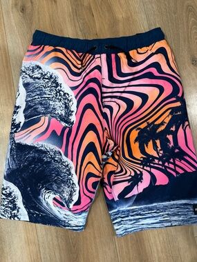 NWT Hurley-Boys - Photo Real Stretch Swim Trunks Sz XL MRSP $35
